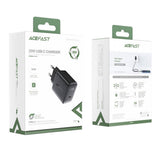 Incarcator retea Acefast (A1), Incarcare rapida, Type-C, PD20W, QC 3.0, 5V/2.4A, Smart Chip, V0 Fire Protection, alb
