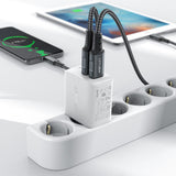 Incarcator retea Acefast (A33), Dual Port, Incarcare rapida 2x USB, QC18W, negru