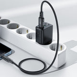 Incarcator retea Acefast (A33), Dual Port, Incarcare rapida 2x USB, QC18W, negru