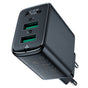 Incarcator retea Acefast (A33), Dual Port, Incarcare rapida 2x USB, QC18W, negru