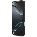 Husa pentru iPhone 17, Guess Fixed Glitter Big 4G (GUHCP17SHG4SGK), negru