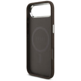 Husa pentru iPhone 17 Air, Guess Hardcase 4G Classic Logo MagSafe (GUHMP17MP4GSSMCW), maro