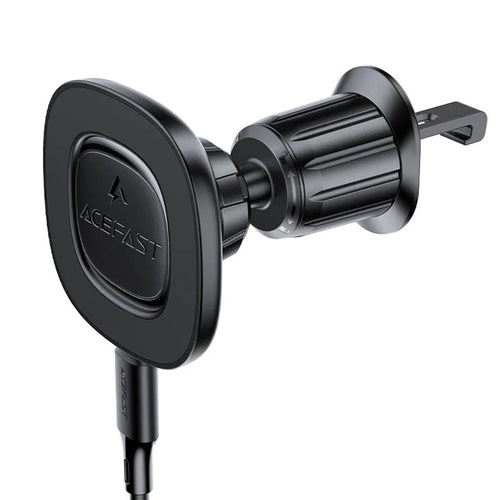 Suport auto Acefast cu Wireless Charging (D46), pentru Grila ventilatie, Prindere magnetica, Non-Slip, 15W, pentru 4.7, negru