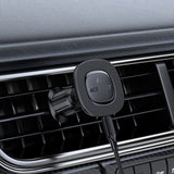 Suport auto Acefast cu Wireless Charging (D46), pentru Grila ventilatie, Prindere magnetica, Non-Slip, 15W, pentru 4.7, negru