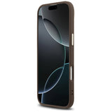 Husa pentru iPhone 17 Air, Guess Hardcase 4G Triangle Logo (GUHMP17MP4GTDGMW), maro