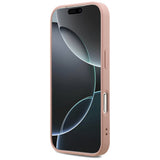 Husa pentru iPhone 17 Pro, Guess Fixed Glitter Big 4G (GUHCP17LHG4SGP), roz