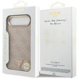 Husa pentru iPhone 17 Air, Guess Hardcase 4G Triangle Logo MagSafe (GUHMP17MP4GTDGMP), roz