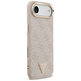 Husa pentru iPhone 17 Air, Guess Hardcase 4G Triangle Logo MagSafe (GUHMP17MP4GTDGMP), roz