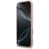 Husa pentru iPhone 17 Air, Guess Fixed Glitter Big 4G (GUHCP17MHG4SGP), roz