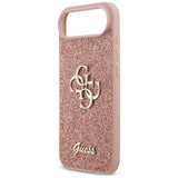 Husa pentru iPhone 17 Air, Guess Fixed Glitter Big 4G (GUHCP17MHG4SGP), roz