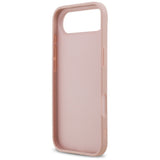 Husa pentru iPhone 17 Air, Guess Fixed Glitter Big 4G (GUHCP17MHG4SGP), roz