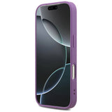 Husa pentru iPhone 17 Pro, Guess Fixed Glitter Big 4G (GUHCP17LHG4SGL), violet