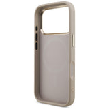 Husa pentru iPhone 17 Pro, Guess Hardcase 4G Triangle Logo MagSafe (GUHMP17LP4GTDGMP), roz