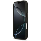 Husa pentru iPhone 17, Guess Hardcase 4G Triangle Logo MagSafe (GUHMP17SP4GTDGMK), negru