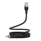 Cablu Acefast de date (C11-04), Magnetic Winding, Incarcare rapida, USB to Type-C, 3A, Reglabil Lenght, 1.2m, negru