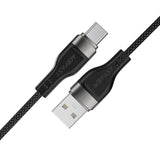 Cablu Acefast de date (C11-04), Magnetic Winding, Incarcare rapida, USB to Type-C, 3A, Reglabil Lenght, 1.2m, negru