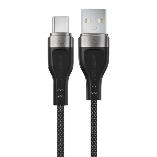 Cablu Acefast de date (C11-04), Magnetic Winding, Incarcare rapida, USB to Type-C, 3A, Reglabil Lenght, 1.2m, negru