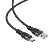 Cablu Acefast de date (C11-04), Magnetic Winding, Incarcare rapida, USB to Type-C, 3A, Reglabil Lenght, 1.2m, negru