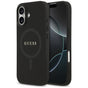 Husa pentru iPhone 17, Guess Saffiano Classic Logo MagSafe (GUHMP17SPSAHMCK), negru