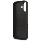 Husa pentru iPhone 17, Guess Saffiano Classic Logo MagSafe (GUHMP17SPSAHMCK), negru