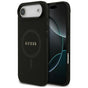Husa pentru iPhone 17 Air, Guess Saffiano Classic Logo MagSafe (GUHMP17MPSAHMCK), negru