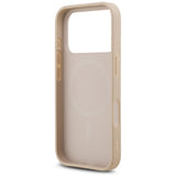 Husa pentru iPhone 17 Pro Max, Guess Saffiano Classic Logo MagSafe (GUHMP17XPSAHMCP), roz