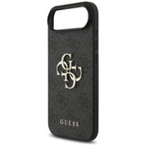 Husa pentru iPhone 17 Air, Guess Hardcase 4G Classic Logo cu Strap (GUHCP17MP4GMGSK), negru