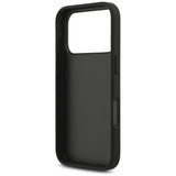 Husa pentru iPhone 17 Pro, Guess Hardcase 4G Classic Logo cu Strap (GUHCP17LP4GMGSK), negru