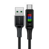Cablu Acefast de date (C7-04), USB to Type-C, Incarcare rapida, 3A, Braided Nylon, 25.000 Bends, 1.2m, negru