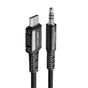 Adaptor Acefast, Audio Cable C1 08 Type-C to Jack 3 5mm Male Hi Fi DAC Digital Decoding Nylon Braided 1 2m Koff A3d2de