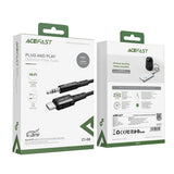Adaptor Acefast, Audio Cable C1 08 Type-C to Jack 3 5mm Male Hi Fi DAC Digital Decoding Nylon Braided 1 2m Koff A3d2de