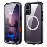 Husa pentru iPhone 17, ShellBox Waterproof IP68 Case, negru