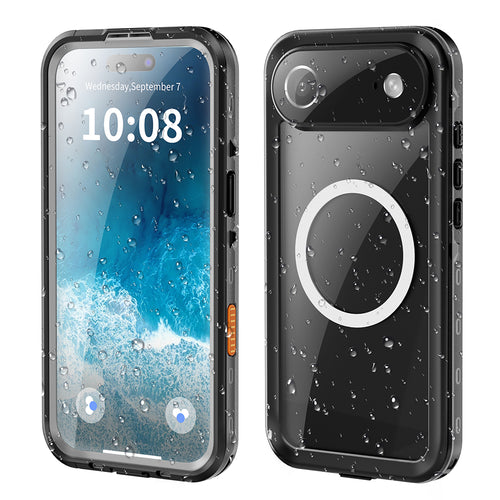 Husa pentru iPhone 17 Air, ShellBox Waterproof IP68 Case, negru