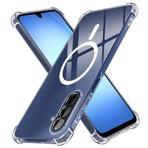 Husa pentru Samsung Galaxy A17 5G, Techsuit Shockproof Clear Silicone MagSafe, transparenta
