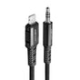 Adaptor Acefast, Audio Cable C1 06 Lightning to Jack 3 5mm Male Apple Hi Fi Plug Play Mfi Certified 1 2m Koff A3d2de