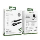 Adaptor Acefast, Audio Cable C1 06 Lightning to Jack 3 5mm Male Apple Hi Fi Plug Play Mfi Certified 1 2m Koff A3d2de