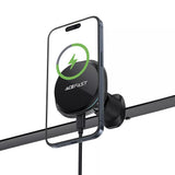 Suport auto Acefast cu Wireless Charging (D31), pentru iPhone, MagSafe, 360° Reglabil, pentru Grila ventilatie, 12V/2A, 15W, negru