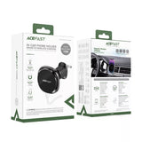 Suport auto Acefast cu Wireless Charging (D31), pentru iPhone, MagSafe, 360° Reglabil, pentru Grila ventilatie, 12V/2A, 15W, negru