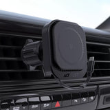 Suport auto Acefast cu incarcare wireless (D32), pentru iPhone, MagSafe, Retractabil Cable, pentru Grila ventilatie, USB-C, 85cm, negru