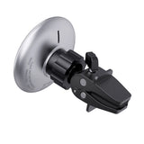 Suport auto Acefast cu Wireless Charging (D3), pentru Grila ventilatie, Prindere magnetica, Incarcare rapida, Reglabil, 15W, argintiu