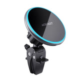 Suport auto Acefast cu Wireless Charging (D3), pentru Grila ventilatie, Prindere magnetica, Incarcare rapida, Reglabil, 15W, argintiu