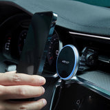 Suport auto Acefast cu Wireless Charging (D3), pentru Grila ventilatie, Prindere magnetica, Incarcare rapida, Reglabil, 15W, argintiu