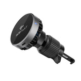 Suport auto Acefast cu Wireless Charging (D40), pentru Grila ventilatie, Prindere magnetica, Ice Cooling, Qi2, USB-C, 15W, gri