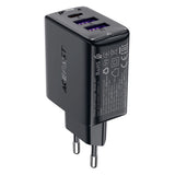 Incarcator retea Acefast (A57), GaN, Incarcare rapida, 2x USB, Type-C, PD35W, Smart Chip, negru