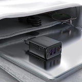 Incarcator retea Acefast (A57), GaN, Incarcare rapida, 2x USB, Type-C, PD35W, Smart Chip, negru