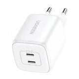 Incarcator retea UGREEN X526 (65154), 2x USB-C, GaN, Incarcare rapidar, 45W, alb