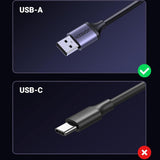 Adaptor UGREEN Ethernet Adapter CM648 (25051), USB to RJ45 LAN Port, Plug & Play, Windows, Macos, 1000Mbps, 5Gbps