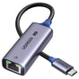 Adaptor UGREEN Ethernet Adapter CM648 (25052), USB-C to RJ45 LAN Port, Plug & Play, Windows, Macos, 1000Mbps, 5Gbps
