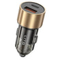 Incarcator auto Lito (IN-C04), 1x USB, 1x Type-C, 52W, Incarcare rapida, Ultra-Mini & Sleek Design, Universal, negru