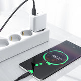 Cablu Acefast de date (C3-03), USB to Type-C, 60W, 3A, Incarcare rapida, 1.2m, alb